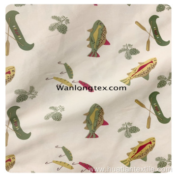 100%polyester micro fiber bed cover print fabric